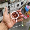 For Xiaomi Redmi Note 13 5G Barley Magsafe Magnatic Chaging Cover Non Yellowling Back Cover Shockproof Back Clear Hybrid Transparent Back Cover For Xiaomi Redmi Note 13 5G Non Yellowling Phone Case.
