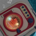 Children'S Washing Machine Toys Mini Simulation Furniture Rotatable Washing Can Add Water Music with Lights Birthday Gift. 