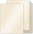 10 Sheets Cream Metallic Shimmer Cardstock Paper,A4 Size Sheets for Halloween, Invitations, Scrapbooking, Crafts, Graduations. 