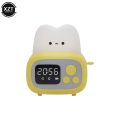 Cute Bread Maker Alarm Clock Sleeping Timing USB Rechargeable Lamp Bedside Table Desk Alarm Clock Birthday Holiday Children Gift. 