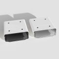 Under Desk Drawer Organizer Self-Adhesive Storage Box White.