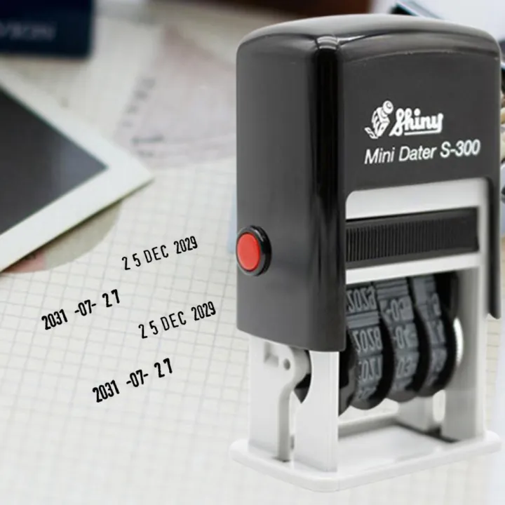 S-300%20Shipping%20Receiving%20Self-Inking%20Diy%20Date%20Stamp%20Mini%20Date%20Diy%20Stamp%20Self-Inking%20Scrapbooking%20Stationery%20Stamp%20Rolling%20Wheel%20-%20Image%202