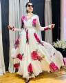 Georgette New Stylish Ready Made Party Long Gown - Lehenga For Girls. 