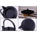 50ml Japanese Style Cast Iron Kettle Teapot Comes + Strainer Tea Pot - Black. 