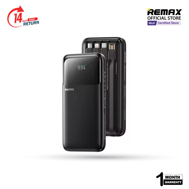 Remax FCP-2 (22.5W) Fast Charging External Battery Portable Charger 20000mAh PowerBank with Cable