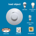 5.8G Embedded Ceiling Microwave Radar Sensor Switch AC85-250V Automatic Induction Sensor Body Motion Detector 5.8GHz Sensor.