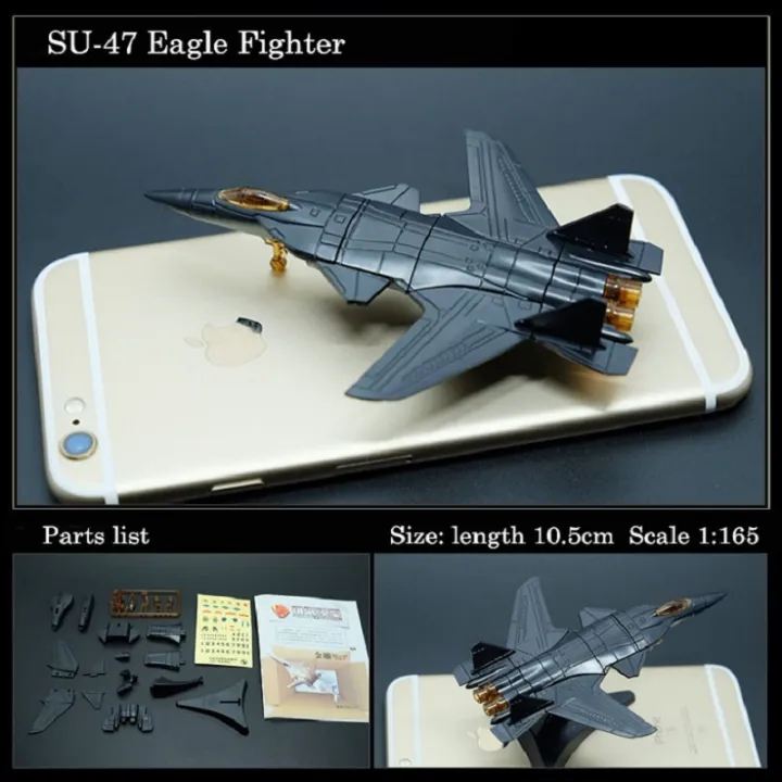 4d%20Su-47%20Fighter%20Assembly%20Aircraft%20Model%20Puzzle%20Building%20Figure%20-%20Image%203