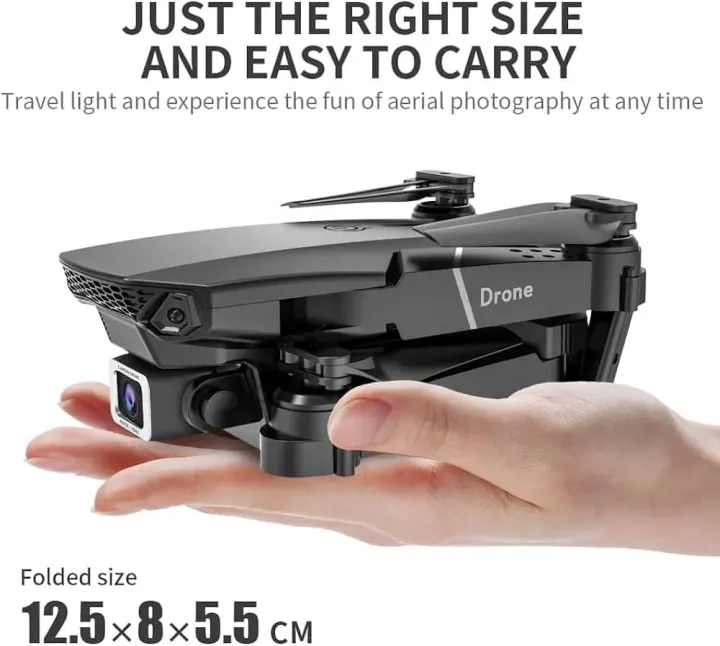 E88%20Pro%20Dual%20Camera%20Dual%20Battery%20Folding%20Drone%20with%20WiFi%20App%20Control%20-%203.7V%201800mAh%20Battery%20-%20Image%203