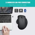 Wireless Bluetooth Mouse Wireless Computer Mouse Gamer 6 Buttons Ergonomic Mouse Rechargeable Mause Gaming Dual Mode Mice For PC. 