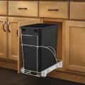 7.6 Gallon Pull Out Trash Can Slides Garbage Recycling Bins Holder Under Cabinet Pullout Shelf For Garbage Bin Under Counter. 