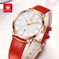 Celebrity endorsement of Olysys brand hot selling thin waterproof couple quartz watch, men's watch. 