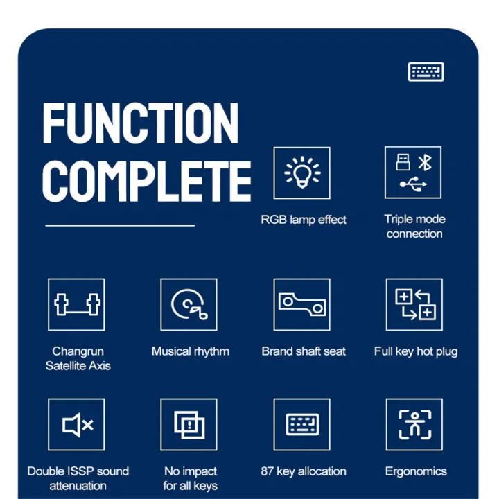 K87%20Gaming%20Keyboard%203-mode%20Connection%20Hot%20Swappable%20Rgb%20Backlit%20Ergonomics%20Mechanical%20Keyboard%20For%20Laptop%20Pc%20-%20Image%202
