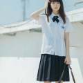 College Style of Middle School Students Attached to Taiwan Normal UniversityjkUniform Skirt Suit Summer High School Uniform White Shirt Graduation Business Attire. 