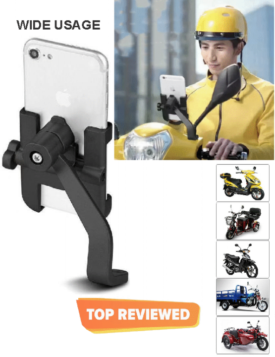 Metal%20Bike%20Mobile%20Holder%20For%20mobile%20phone%20bracket%20motorcycle%20bicycle%20takeaway%20rider%20-Black%20-%20Image%206