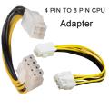 4-Pin to 8-Pin ATX Motherboard CPU Power Supply Adapter Converter Cable. 