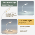 Book Light, Reading Light with 3 Colors, Book Light for Reading in Bed Rechargeable Reading Lights for Books White 2Pcs.