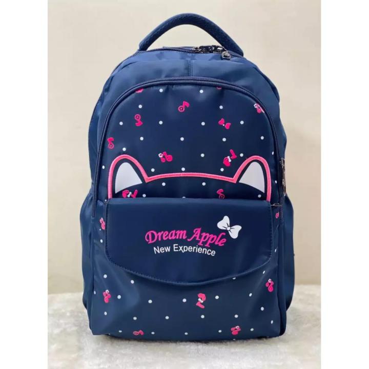 School Backpack Bag High Quality Nylon Febric & Zipper Waterproof and Washable Use For Girls