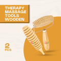 Wood Therapy Massage Tools 2 Pcs Combo.