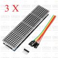 MAX7219 Microcontroller 4-in-1 Display Dot Matrix Module.
