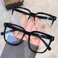 Gradient Transparent Computer Glasses Frame Women Men Anti Blue Light Round Eyewear Glasses Optical Eyeglasses.