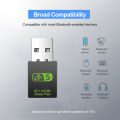 600Mbps USB WiFi Bluetooth Adapter 2 in 1 Dongle Dual Band 2.4G 5GHz USB WiFi 5 Network Wireless Bluetooth Adapter WiFi Receiver.