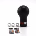 Ralliart Carbon Look Manual Transmission Gear Shift Knob Shifter Lever Head For Mitsubishi-black.
