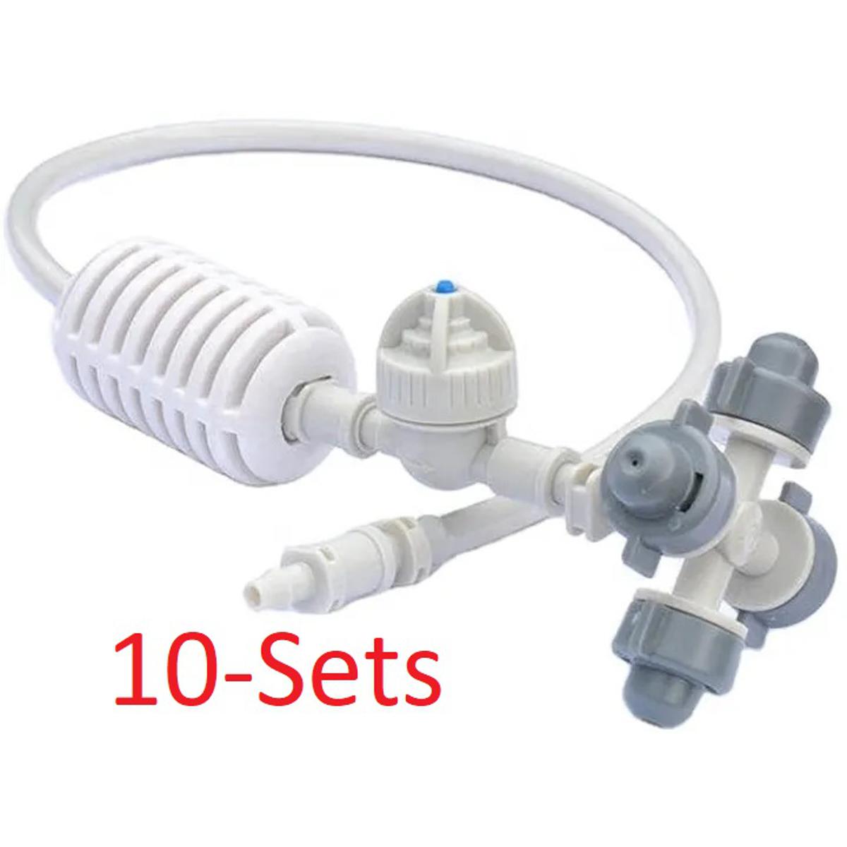Four Outlet Garden Hanging Fogger Sprinkler Irrigation System for Watering, Cooling & Humidity Control in Garden Watering and Temperature Control in Livestock Farms.