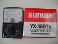 SANWA Model: YX - 360 TR Analog Multimeter In Box With Manual AC/DC / AVO(Amp Volt Ohm) meter - Reliable Analog Multimeter for Electrical Measurements.