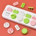 10 Pcs (5 Pcs 2 Pin 5pcs 3 Pin)Child Safety Protection Socket Plug Protector Baby Electric Shock Protection Power Supply Cover Anti-Electric with Hidden Pull Handle Outlet Covers. 
