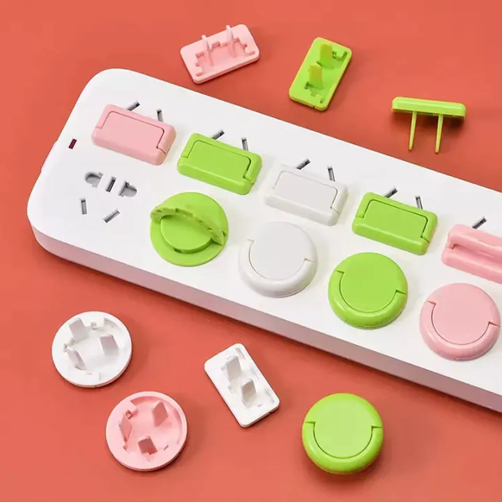 10%20Pcs%20(5%20Pcs%202%20Pin%205pcs%203%20Pin)Child%20Safety%20Protection%20Socket%20Plug%20Protector%20Baby%20Electric%20Shock%20Protection%20Power%20Supply%20Cover%20Anti-Electric%20with%20Hidden%20Pull%20Handle%20Outlet%20Covers%20-%20Image%202