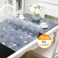 1mm Soft Glass Tablecloth PVC transparent D' waterproof Oilproof Kitchen Dining table cover tablecloth for rectangular table.