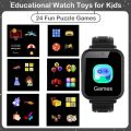 Kids Game Smart Watch 24 Puzzle Games Camera Music Player Pedometer Alarm Clock Calculator Flashlight 12/24hr Smartwatches Gift.
