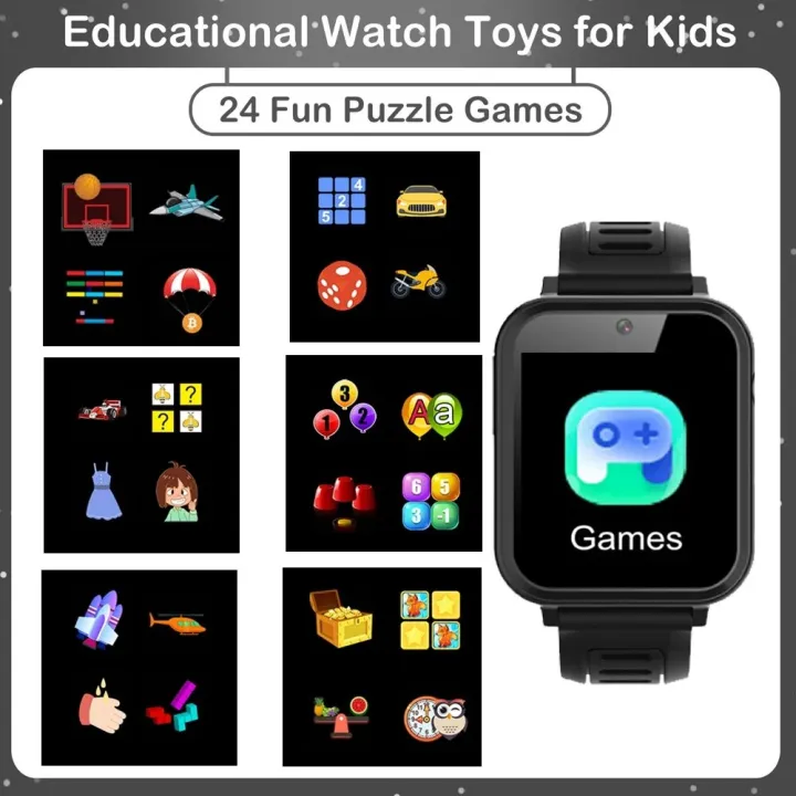 Kids%20Game%20Smart%20Watch%2024%20Puzzle%20Games%20Camera%20Music%20Player%20Pedometer%20Alarm%20Clock%20Calculator%20Flashlight%2012/24hr%20Smartwatches%20Gift%20-%20Image%206
