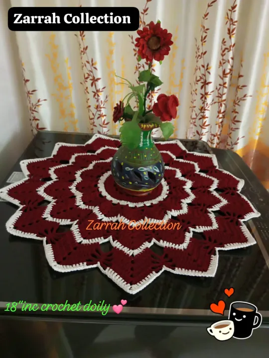 Crochet%20Summer%20Yern%20doily%20placemat-%20tablemat%2018%20inch%20-%20Image%204