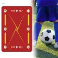 Football Footstep Training Mat Dribble Training Mat for Home Use Children Kids Soccer Enthusiasts.