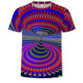 2020 fashion new pattern psychedelic 3d T-shirt short fashion print O-neck T-shirt unisex summer jacket.