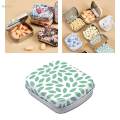 Small Tin Box with Lid Home or Outdoor Storage Storage Case Container.
