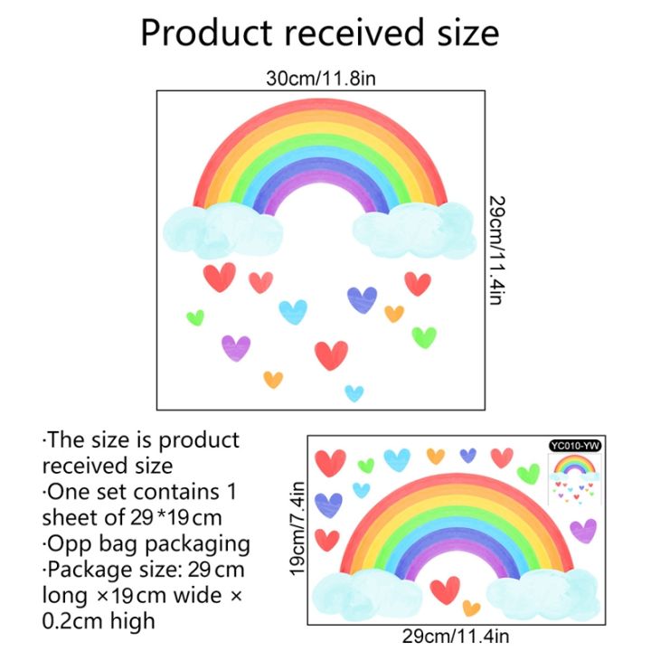 Cartoon%20Rainbow%20Luminous%20Wall%20Stickers%20Glow%20In%20The%20Dark%20Cloud%20Heart%20DIY%20Wall%20Decal%20For%20Baby%20Kids%20Room%20Nursery%20Home%20Decorations%20-%20Image%205