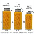◙☞ for aquaflask boot bag non-slip silicone aqua flask boot cover water bottle accessories 18oz 22oz 32oz 40oz for HydroFlask outdoor camping hiking picnic water Hydro Flask bottle silicone protective cover tumbler water bottle cover Accessories PARACORD.
