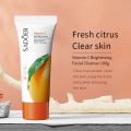 〽️ SADOER Vitamin C Moisturizing Deep Purifying Refreshing Fruit Plant Extract Facial Cleanser 100g - Face Wash. 