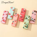 Dragon Ranee 2pcs/set Moisturising Crayon Lipstick Pencil Long Lasting Moisturising Lip Liner Solid Fruit Lip Nectar.