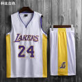 Wholesale Lakers KB Jersey Basketball Wear Suit Heat Match Training Camp Team Uniform Summer Sports Suit. 