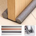 Telebrands Twin Door Draft Stopper, Under Door Bottom Seal Strip Noise Blocker for Door Insulation and Soundproofing, Length Adjustable Suitable for Interior Doors Door Draft Stopper 32 36 38 40 44 Inch for Sound Dust Proof, Saving Energy Under Door Guard. 