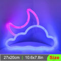 LED Neon Light Sign Room Wall Decoration Lamp Sky Star Cloud Moon lightning Planet Logo for Home Party Wedding Xmas Gift. 