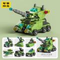 BDYD - 6 in 1 Micro Building Blocks Construction Set | DIY Educational Assembly Toy | Defence & Military Series | Brain Development Toy.