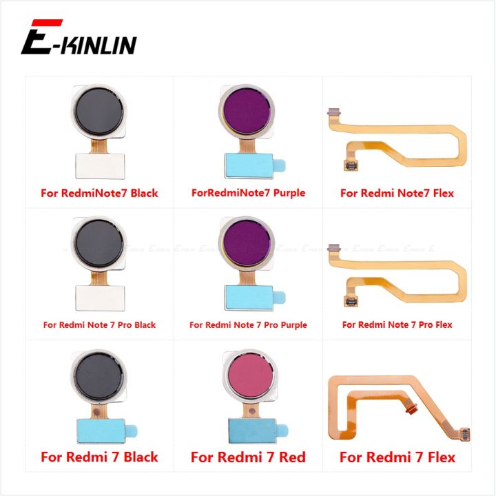 Home%20Button%20Touch%20ID%20Fingerprint%20Connector%20Sensor%20Menu%20Button%20Connection%20Flex%20Cable%20Repair%20Parts%20For%20Xiaomi%20Redmi%206%20Note%207%20Pro%20-%20Image%202