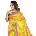 Trendy & Exclusive Tangail Tat Multicolor Cotton Saree (Sharee) - Classic Charm with Running Blouse Piece for Women - Best Quality & Fashionable Shari. 
