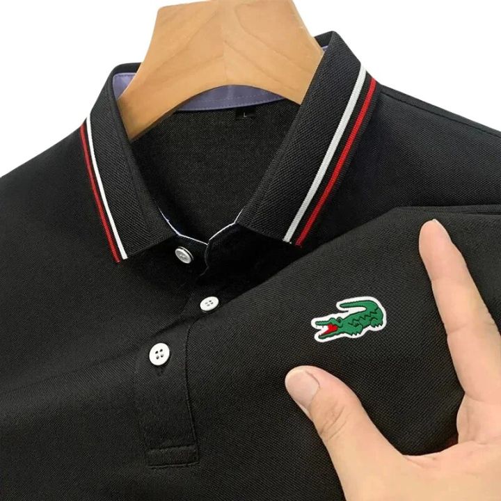 New%20Summer%202024%20Men's%20High%20Quality%20Lacoste%20Embroidered%20T-Shirts,%20Men's%20Polo%20Shirts,%20Men's%20Polo%20T-Shirt%20Tops%20-%20Image%203