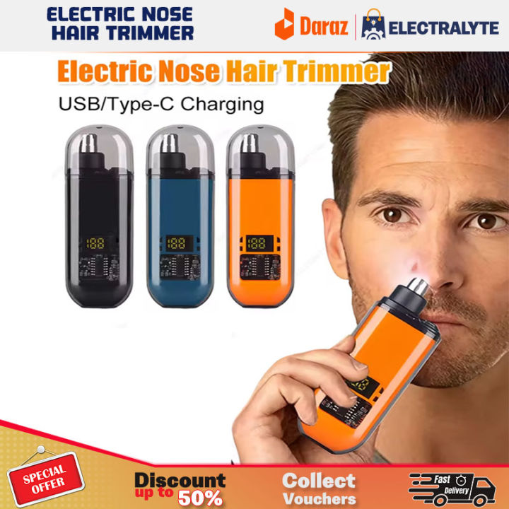 Nose%20Trimmer%20Portable%20Ear%20Nose%20Hair%20Trimmer%20Clipper%20with%20Digital%20Display%20Face%20Eyebrow%20Beard%20Shaver%20Painless%20Electric%20Nose%20Ear%20Hair%20Clippers%20%20Portable%20Nose/Ear%20Hair%20Removal%20Tool%20Nose%20Hair%20Clipper%20-%20Image%202