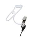 LALA Surveillance Security Spiral Acoustic Air Tube Earpiece for Mobile Phones.